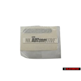 VW Original Rotulo Plata/Cromado - 6X0853750B 8W8