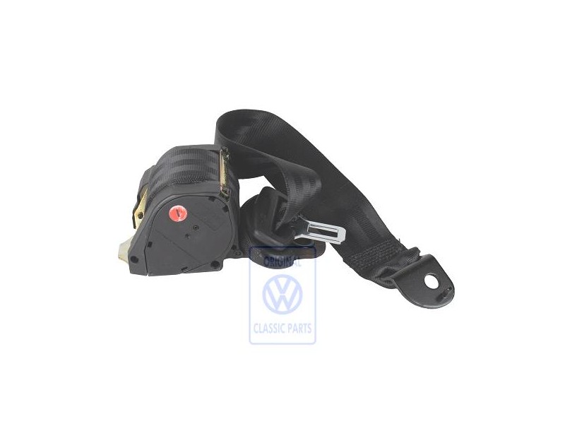 VW Original Cinturon Segur. Tres Puntos Negro - 6X0857805E 041