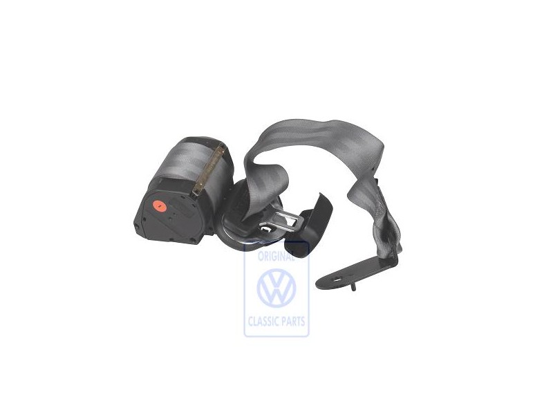 VW Original Cinturon Segur. Tres Puntos Gris Franela - 6X0857805H E66