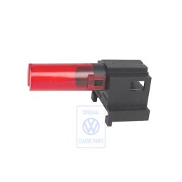VW Original Portalamparas Con Bombilla Rojo - 6X1927149 L55