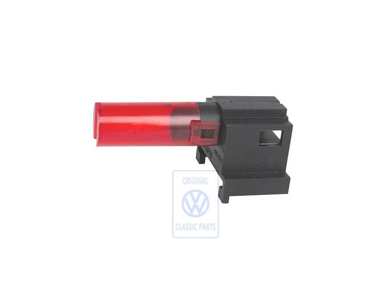 VW Original Portalamparas Con Bombilla Rojo - 6X1927149 L55