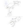 VW Original Placa De Mesa - 701070300F