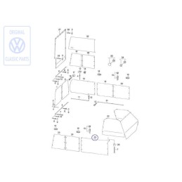 VW Original Cortina P.Ventanilla Lat. 
