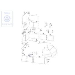 VW Original Cortina P.Ventanilla Lat. 