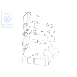 VW Original Cortina P.Ventanilla Lat. 