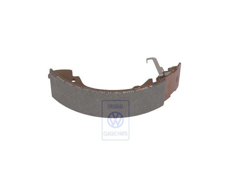 VW Original Zapata Freno Con Forro Y Palanca Reajuste - 701609532D
