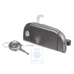 VW Original Manija Ext. Puerta, Negra - 701837206