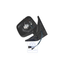 VW Original Caja De Espejo Exterior Negro Satinado - 701857508H 01C