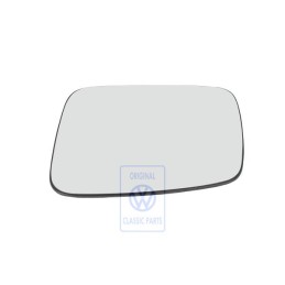 VW Original Cristal Espejo (Plano) Con Placa Soporte - 701857521J