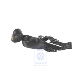 VW Original Cinturon Segur. Tres Puntos Negro Satinado - 701857805C 01C