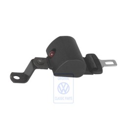 VW Original Cinturon Abdominal Automatico Negro Satinado - 701857809 01C