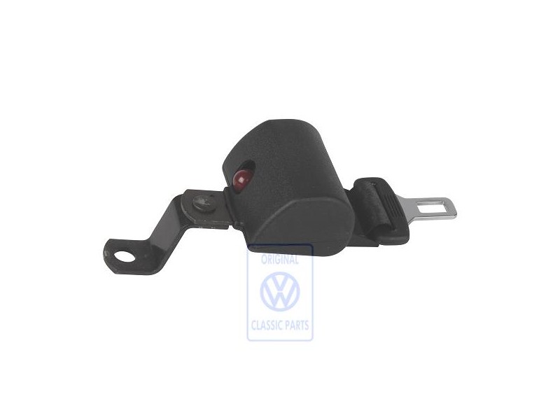 VW Original Cinturon Abdominal Automatico Negro Satinado - 701857809 01C