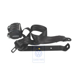 VW Original Cinturon Segur. Tres Puntos Negro Satinado - 703857815A 01C