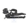 VW Original Cinturon Segur. Tres Puntos Negro Satinado - 703857815A 01C