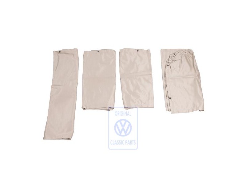 VW Original 1 Juego Cortinas Beige Claro - 703898751 4PG