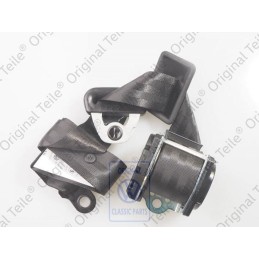VW Original Cinturon Segur. Tres Puntos Negro Satinado - 705857812 01C