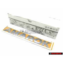 VW Original AMAROK Trasero Rotulo Insignia Emblema Cromo - 2H5853687 739