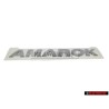 VW Original AMAROK Trasero Rotulo Insignia Emblema Cromo - 2H5853687 739