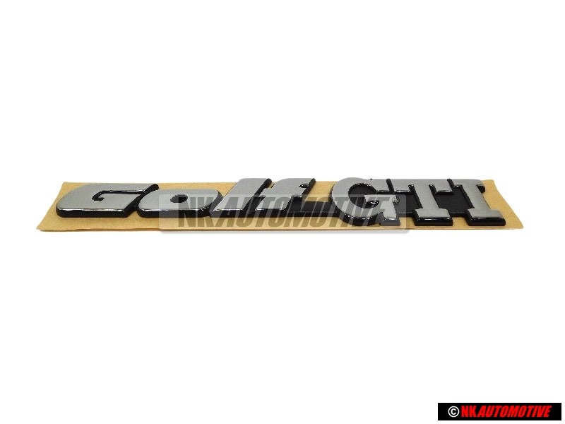 VW Original GOLF GTI Trasero Rotulo Insignia Emblema Cromo - 1H6853687AD