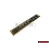VW Original GOLF GTI Trasero Rotulo Insignia Emblema Cromo - 1H6853687AD