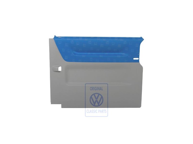 VW Original Revestimiento Puerta Corredera Gris Franela/Azul - 7D0867028A PAL