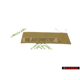 VW Original TDI Trasero Rotulo Insignia Emblema Cromo Verde - 3B0853675ACKKH
