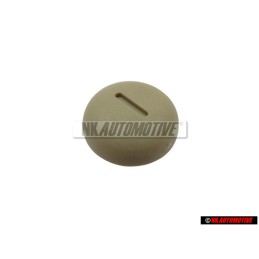 VW Original Boton Presion Beigegris - 253260130 7UK