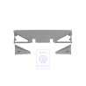 VW Original Revestimiento Armazon Asiento Gris Franela - 7D0868613E 7DP