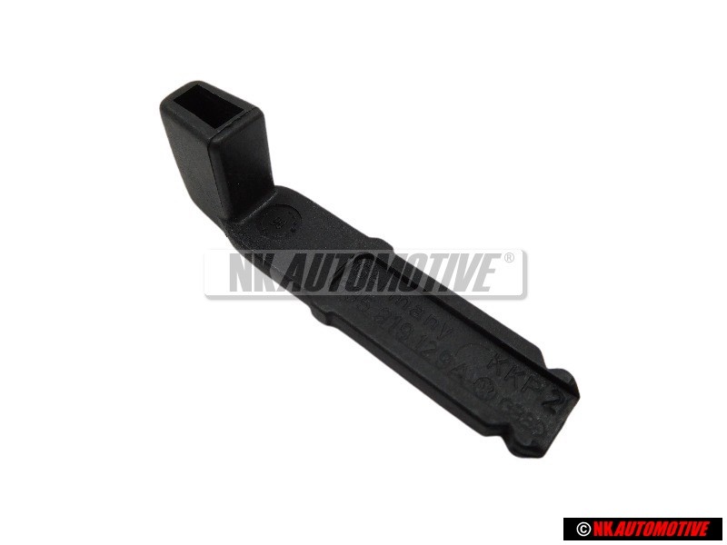 VW Original Boton Negro Satinado - 535819129A 01C