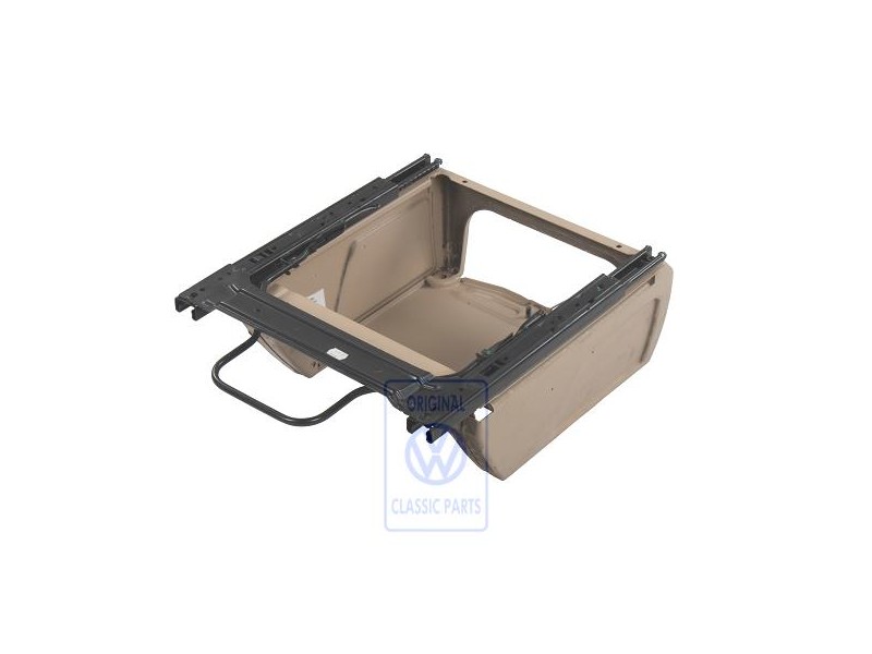 VW Original Armazon Del Asiento Beige Claro - 7D0881669F R34