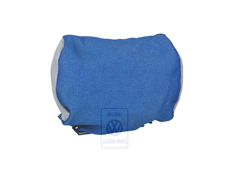 VW Original Tapizado P.Apoyacabez.(Tejido) Gris Franela/Azul - 7D0881921AHHRC
