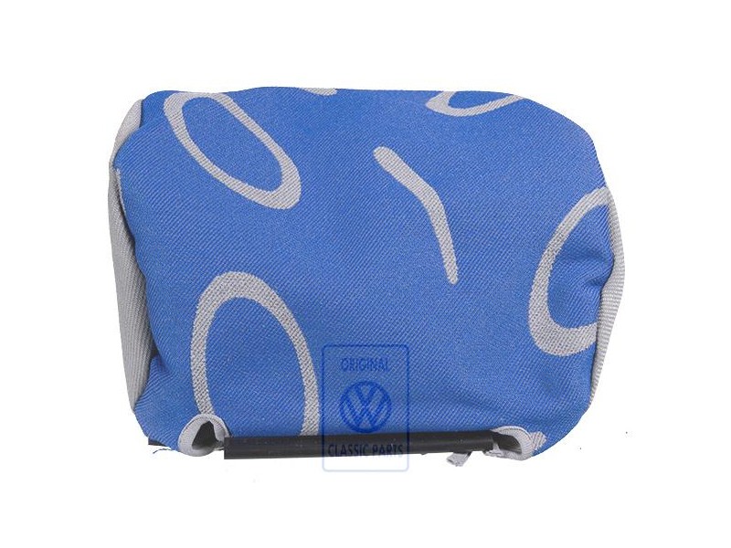 VW Original Tapizado P.Apoyacabez.(Tejido) Gris Franela/Azul - 7D0881921P HQW