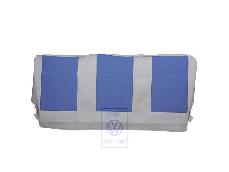 VW Original Tapizado Asiento (Tejido) Gris Franela/Azul - 7D0885405M HRC