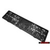 VW Original Soporte P. Matricula P. Placa Matricula Luminiscen. 