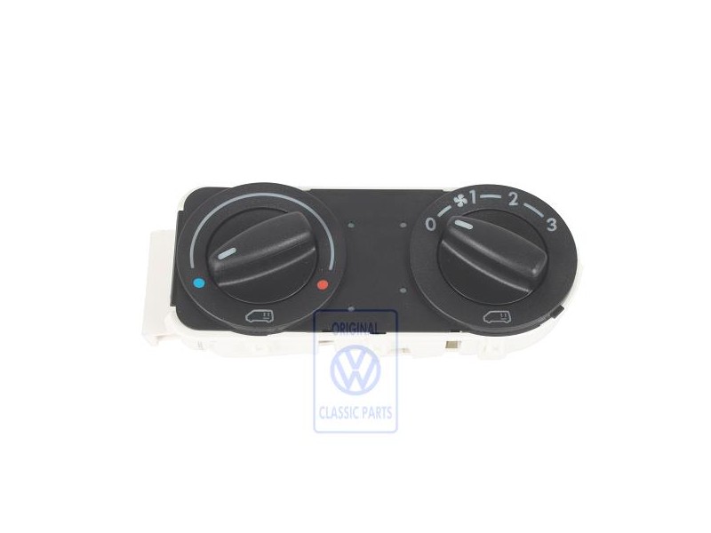 VW Original Panel De Mandos Negro Satinado - 7D0919158D 01C
