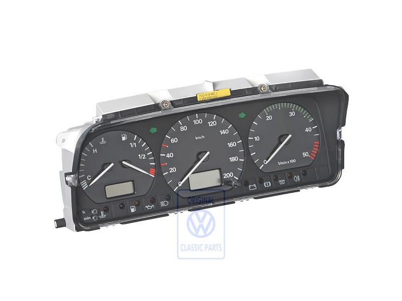 VW Original Cuadro De Instrumentos Negro Satinado - 7D0919862JX01C