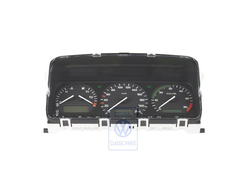 VW Original Cuadro De Instrumentos Negro Satinado - 7D0919881DX01C