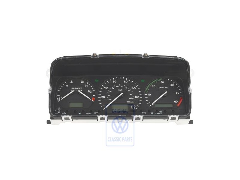 VW Original Cuadro De Instrumentos Negro Satinado - 7D0919911AX01C