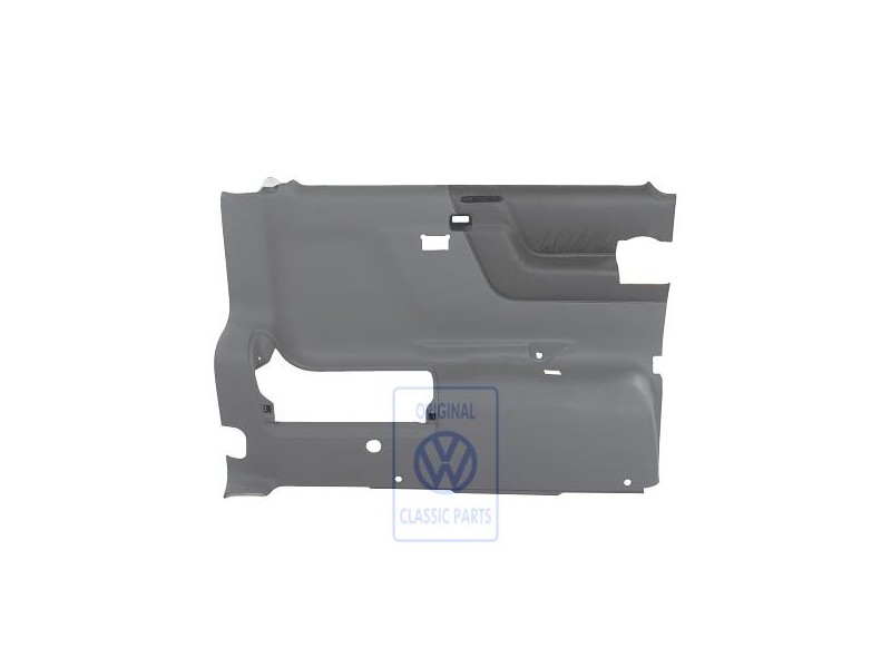 VW Original Revestimiento Pared Lateral Gris Franela - 7D1867035AAQEM