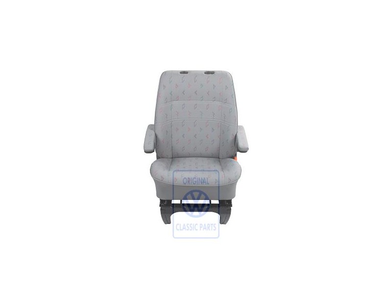 VW Original Asiento Compl. Con Respaldo Gris Franela - 7D1881018BAECP