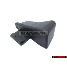 VW Original Caperuza Para Riel Guia Negro Satinado - 191881348 01C