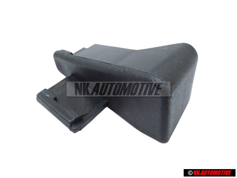 VW Original Caperuza Para Riel Guia Negro Satinado - 191881348 01C