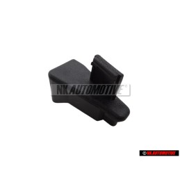 VW Original Caperuza Para Riel Guia Negro Satinado - 191881348 01C