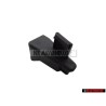 VW Original Caperuza Para Riel Guia Negro Satinado - 191881348 01C