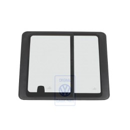 VW Original Ventanilla Corrediza Completa Negro Satinado - 7D5847711B 01C