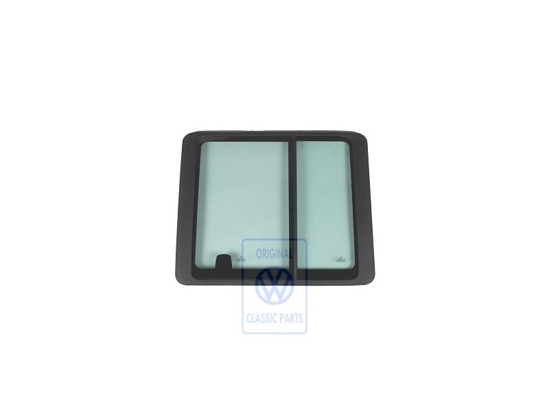 VW Original Ventanilla Corrediza Completa Negro Satinado - 7D5847711D 01C