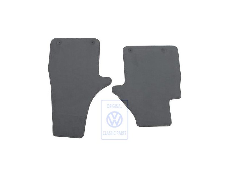 VW Original 1 Juego Alfombrillas Antracita/Gris Plata - 7E6863011A DNI