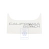 VW Original Rotulo Autoadhesivo Plata Diamante (Oscuro) - 7E8854433 9ZD