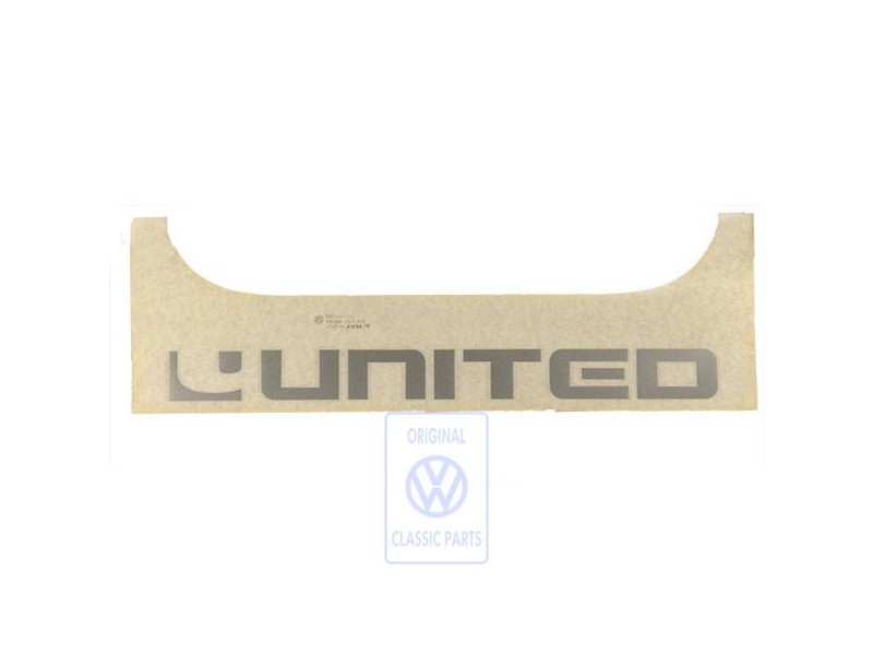 VW Original Rotulo Autoadhesivo Plata - 7H5854433E 1W4
