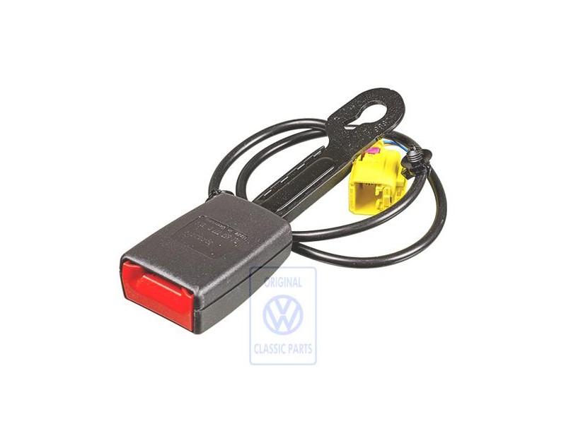 VW Original Cierre De Cinturon Antracita/Rojo Fuego - 7L0857777C MCX
